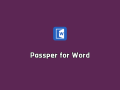 Word密码解除 Passper for Word v4.0.3.1 绿色便捷版