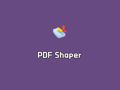 PDF Shaper Ultimate v15.2.0 绿色破解版-全能PDF处理工具