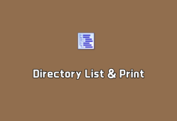 Directory List & Print v4.34.0 绿色便捷版-文件批量打印软件
