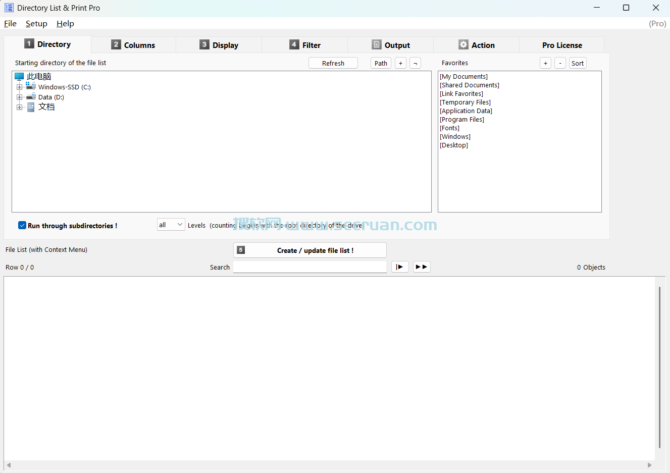 Directory List & Print v4.34.0 绿色便捷版-文件批量打印软件 & 绿色版 4 Directory文件批量打印软件 第1张
