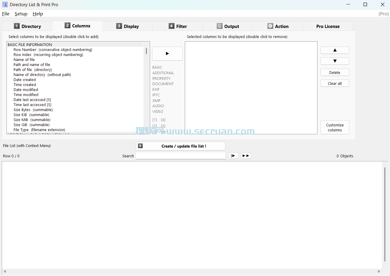 Directory List & Print v4.34.0 绿色便捷版-文件批量打印软件 & 绿色版 4 Directory文件批量打印软件 第2张