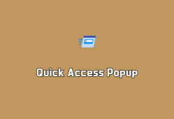 Quick Access Popup v11.6.5.0 绿色便捷版-菜单快速启动工具