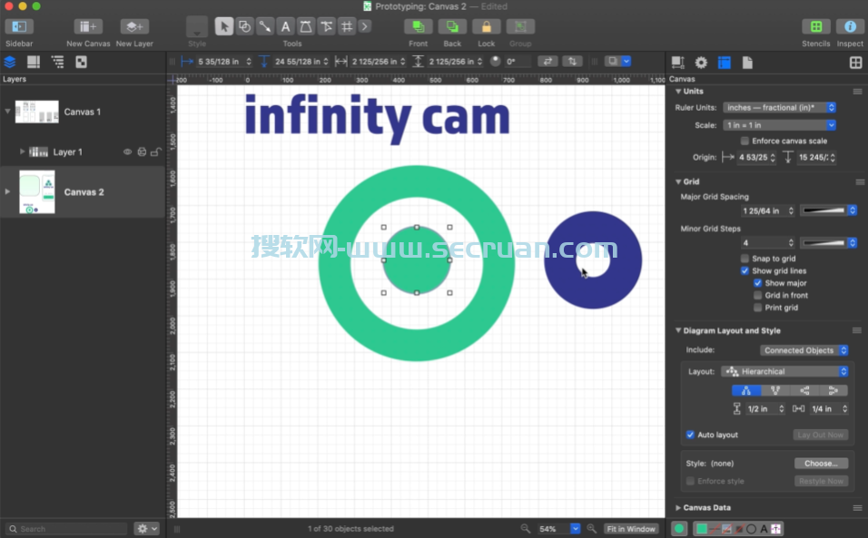 OmniGraffle Pro for Mac v7.24.5 破解版（附激活码）-苹果思维导图软件 破解版 激活码 苹果思维导图软件 第2张