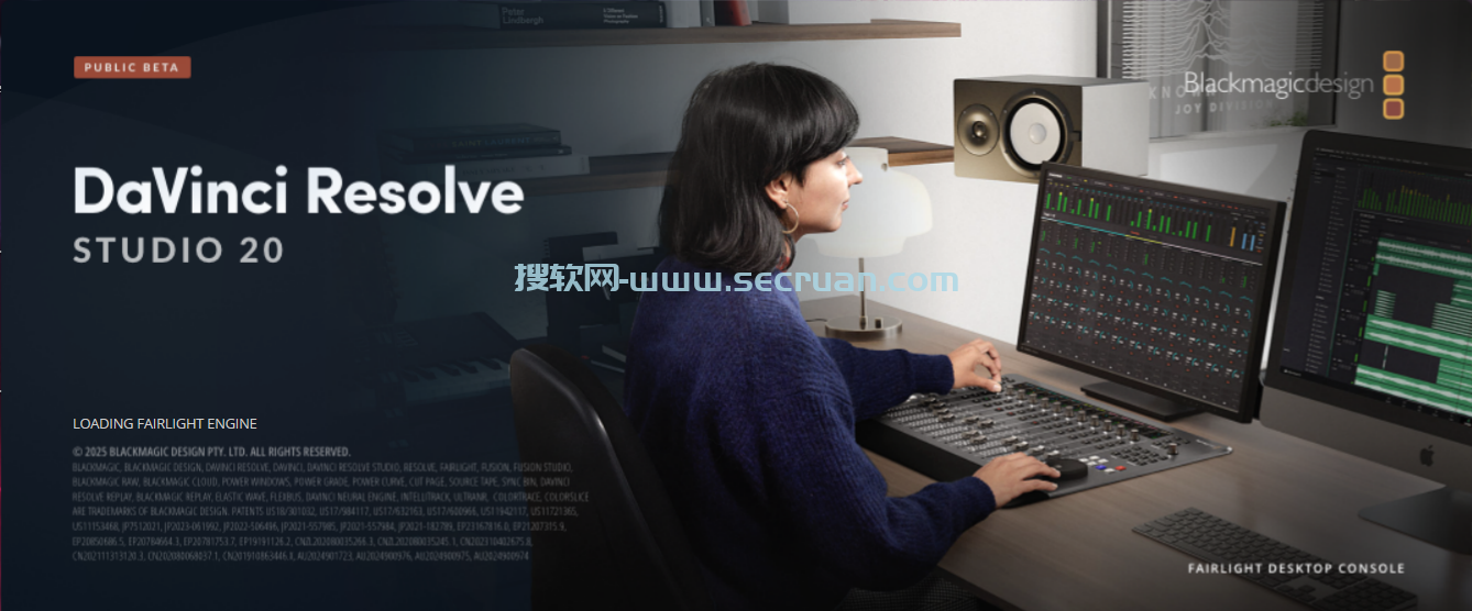DaVinci Resolve Studio v20.0.0.47 Beta4 直装破解版-达芬奇后期调色软件 破解版 Studio20 直装破解版 DaVinciResolve达芬奇 达芬奇破解版下载 第1张