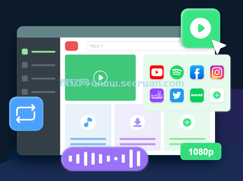 iTubeGo v10.2.6.0 绿色便捷版-多媒体下载转换软件 iTubeGo绿色版 10 iTubeGo下载软件 第1张