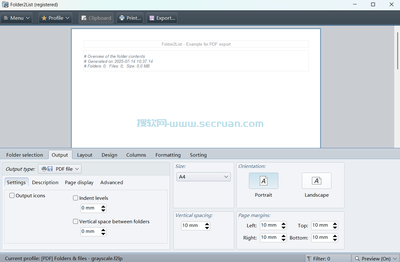 Folder2List v3.28.7.0 绿色便捷版-文件列表生成工具 Folder2List绿色版 Folder2List免费版 Folder2List注册版 Folder2List破解版 3 第2张